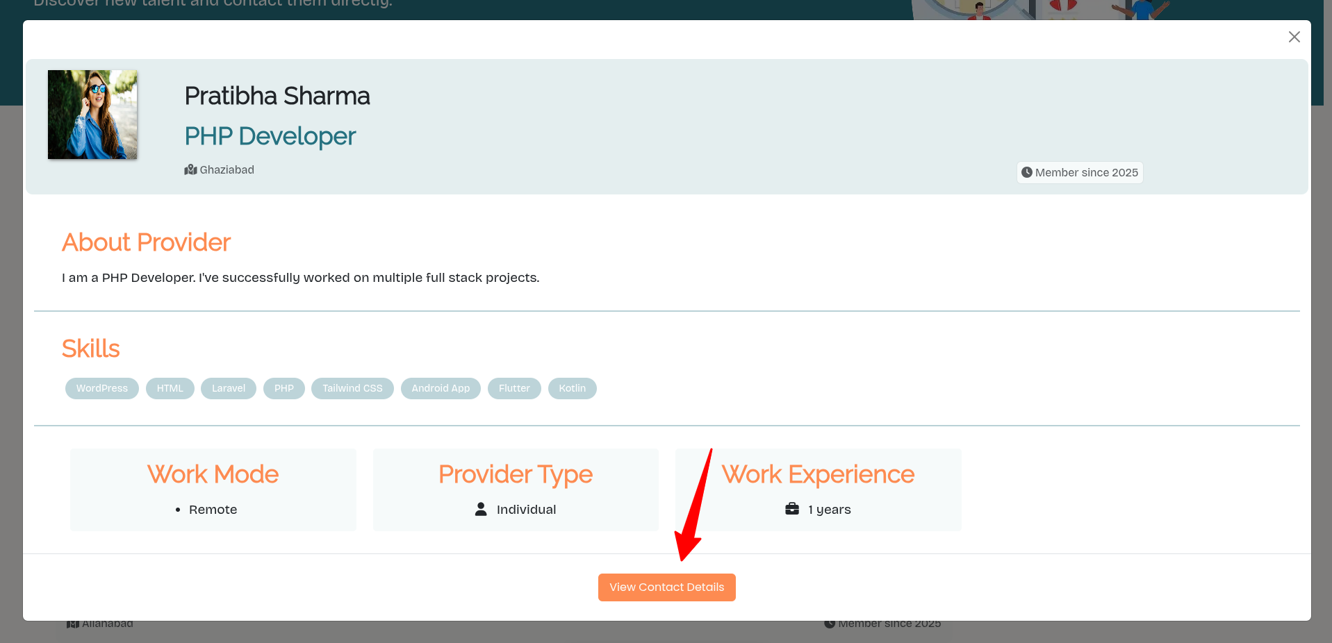 How to view seller contact details desktop
