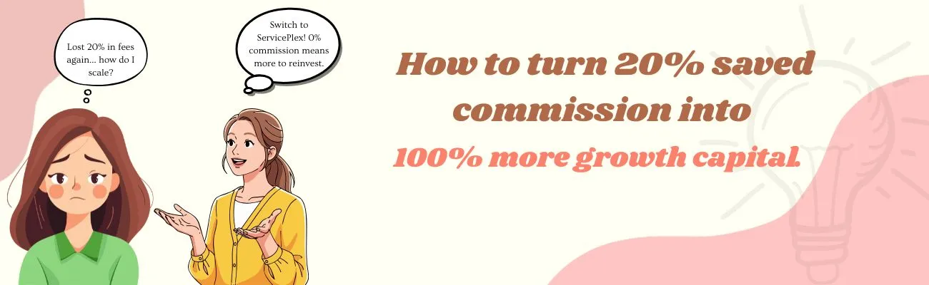 How to Reinvest Your Saved Commission to Grow Your Service Business